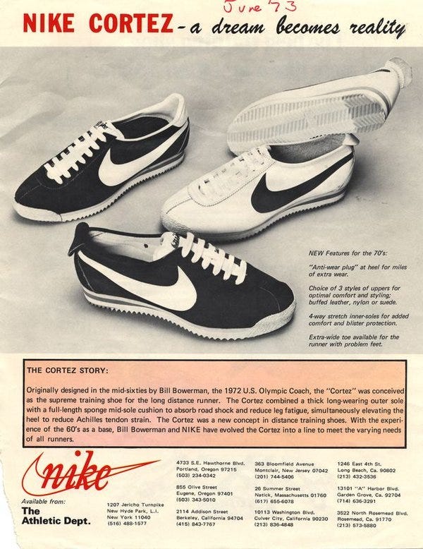nike cortez waffle