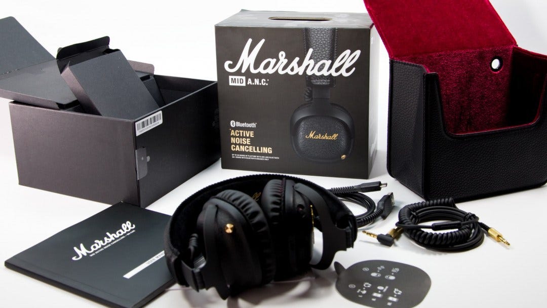 marshall active noise cancelling headphones