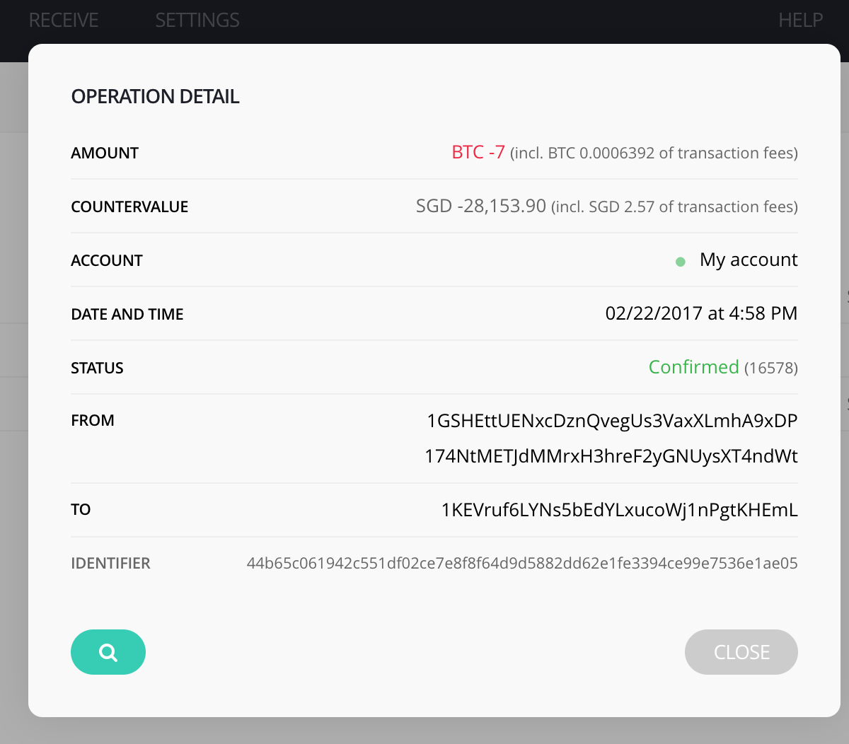 How to get the bitcoin wallet address