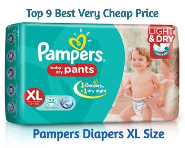 pampers diapers xl size price