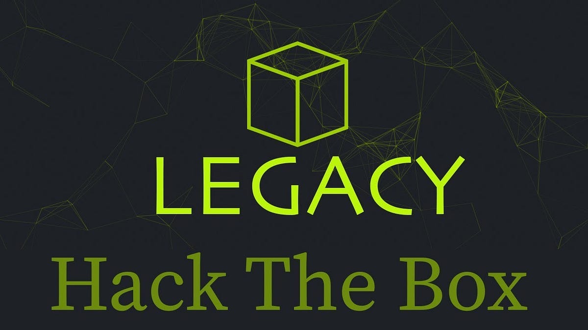 Hack The Box Walkthrough Legacy. Hack The Box is an online platform that… by Jon Helmus Medium