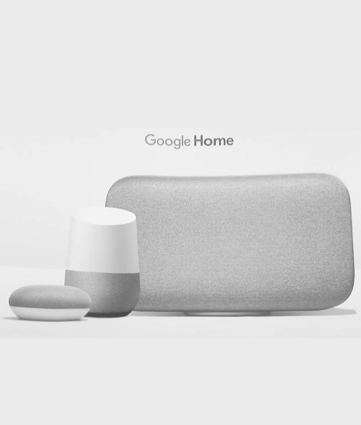 The New Google Home Product Line. From Mini To Max. by Brian Roemmele