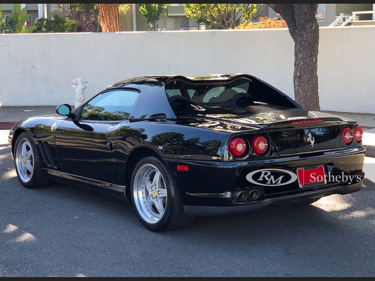 ferrari 550 maranello black