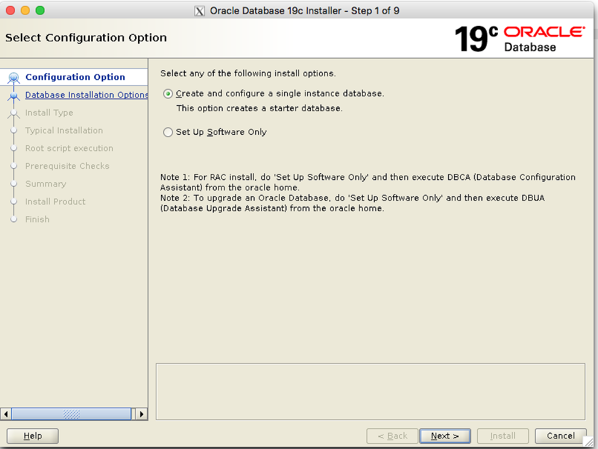 Install and Startup of Oracle DB. Install the Database Infrastructure… | by  Mat David | Medium