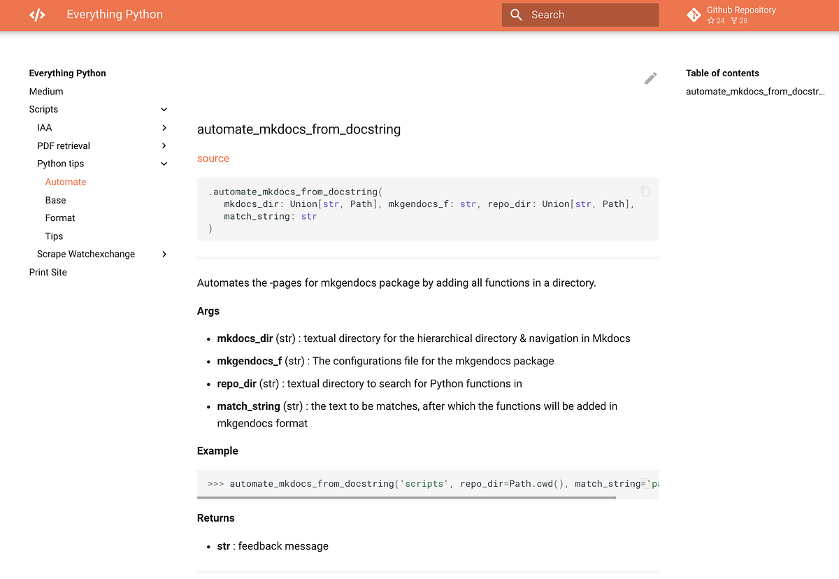 Five Tips for Automatic Python Documentation | by Louis de Bruijn | Towards  Data Science