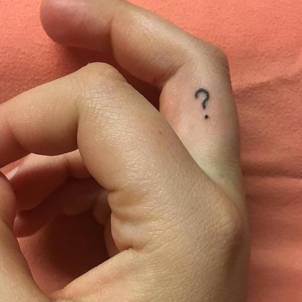 Simple Stick And Poke Tattoo Ideas