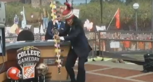 Lee Corso Has Trouble Planting The FSU Seminole Spear | by Alex B. | Ride  The Pine | Medium