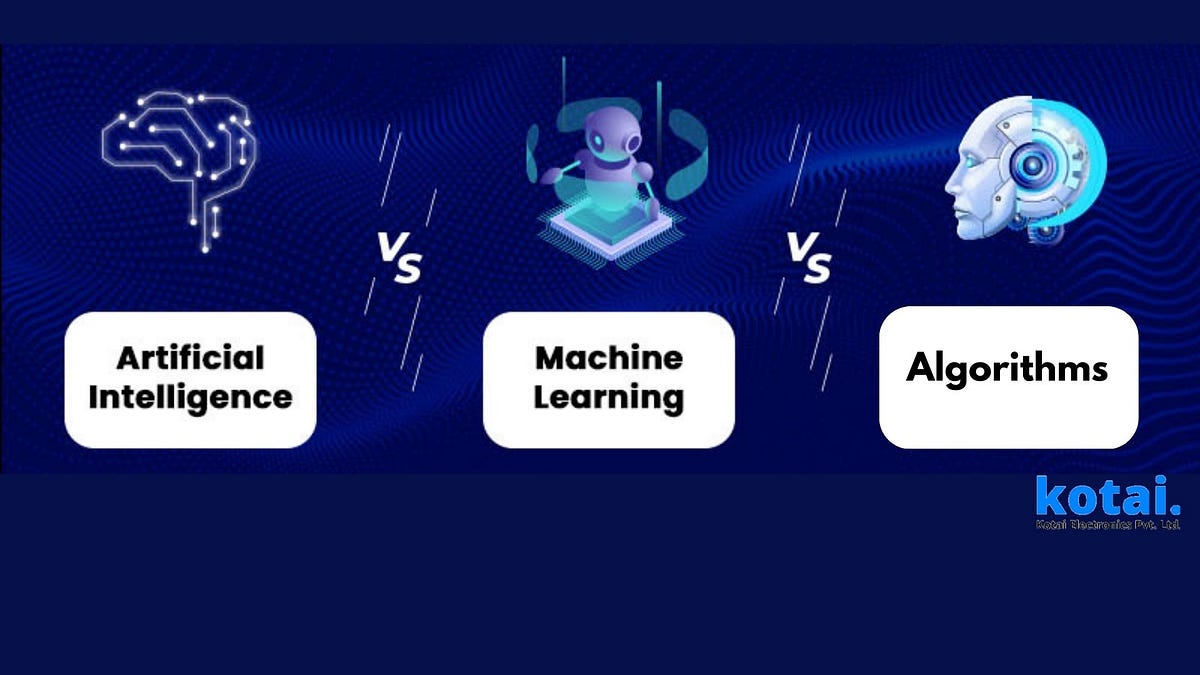 What is the difference between Algorithms, AI, and ML? | by Kotai ...