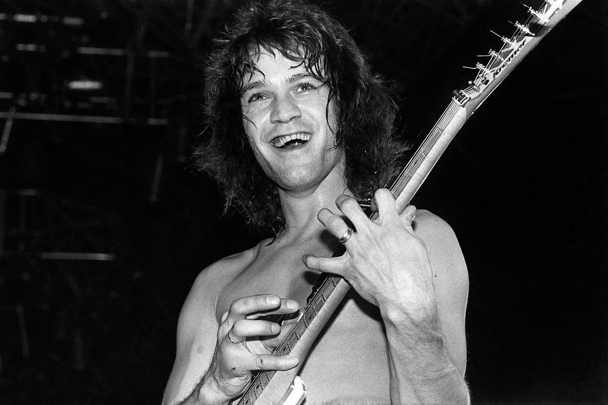 R.I.P. Eddie Van Halen (1955–2020) .