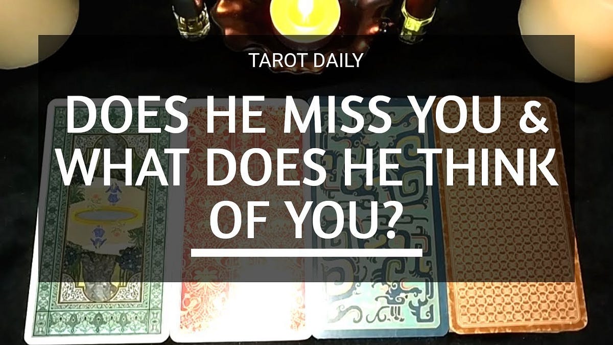 Does He Think About Me Tarot Spread Free Spread And Guidance By Mark Macsparrow Medium