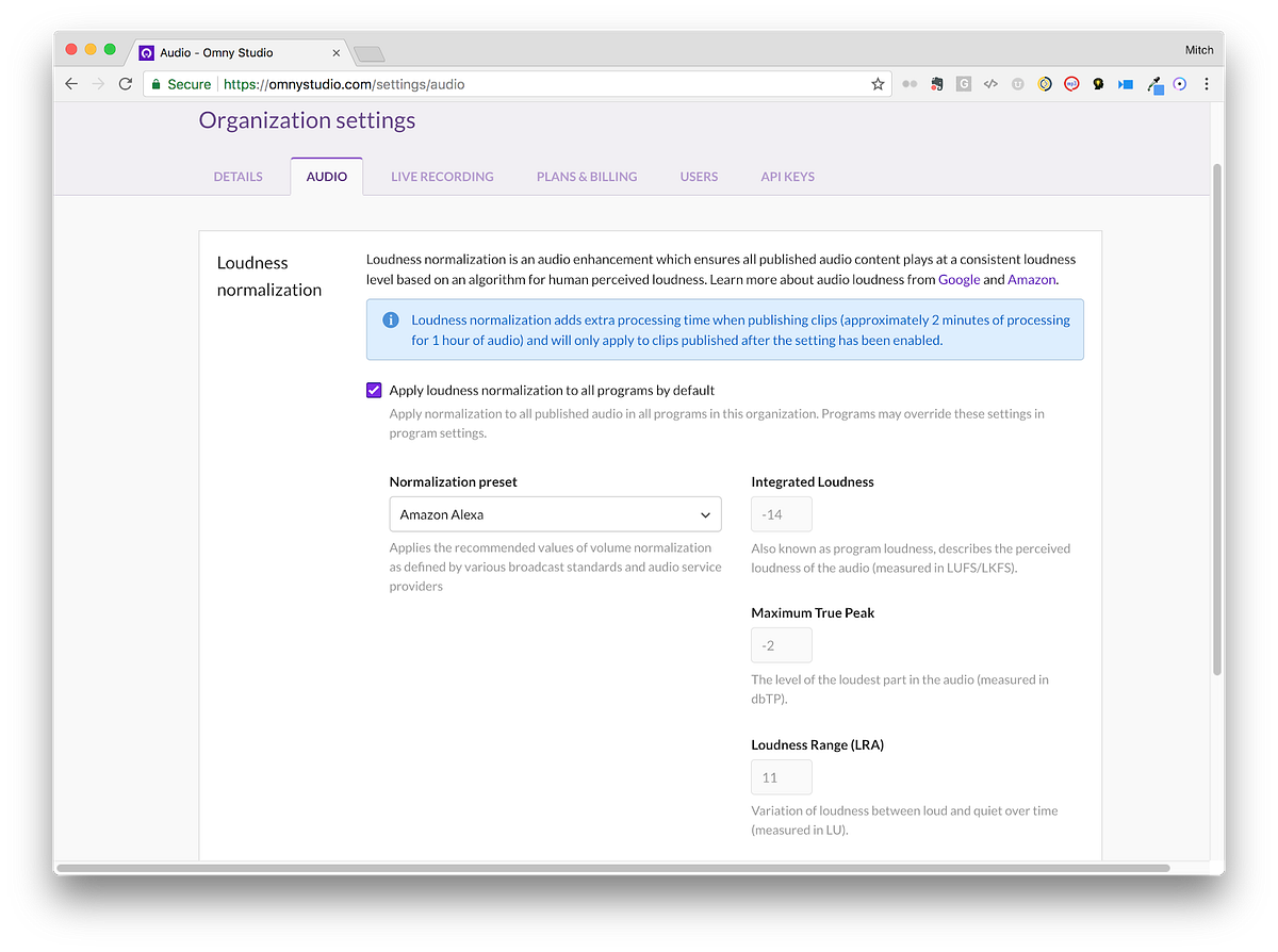 amazon echo normalize volume