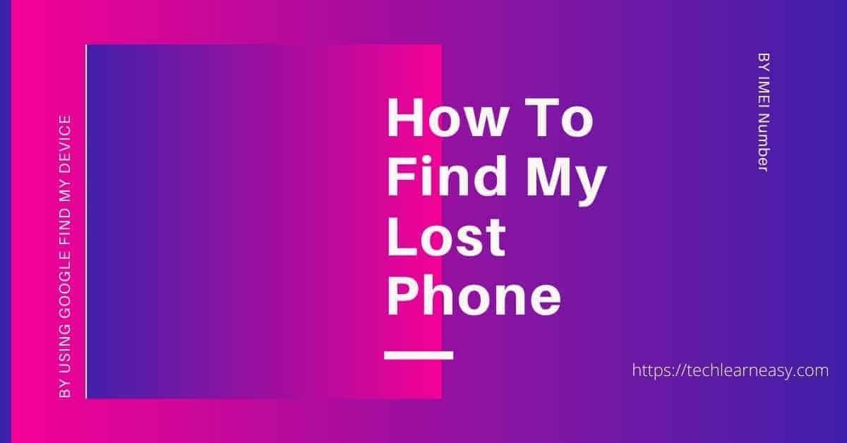 find my phone google imei