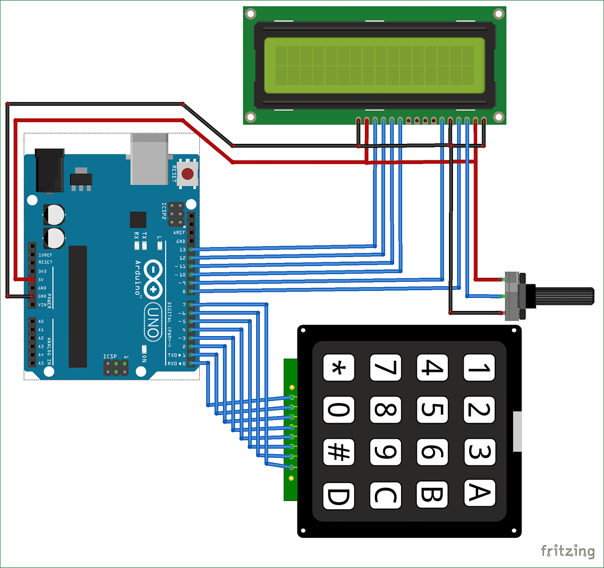 Calculator Schematic Circuit Diagram