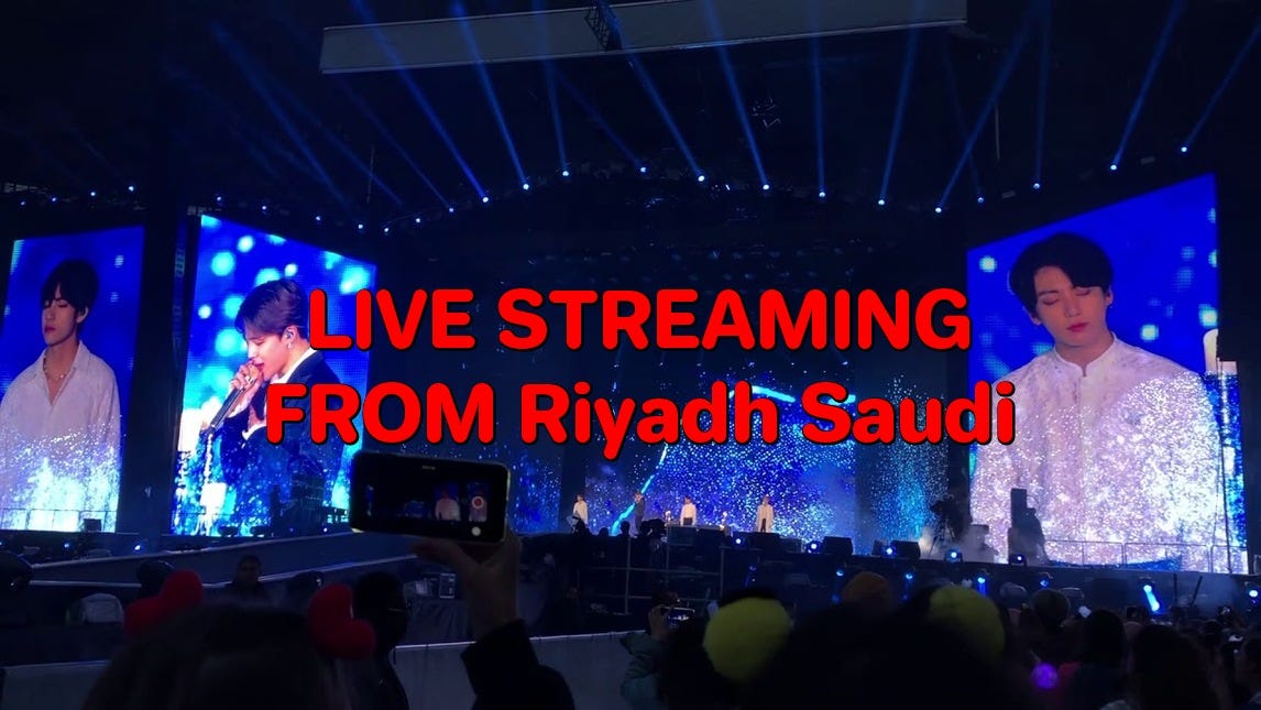 Bts saudi arabia concert live stream free