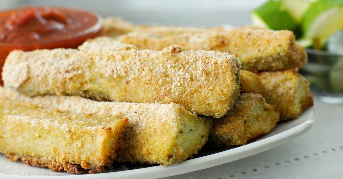 3 Ingredient Healthy Zucchini Breadsticks Avatar Nutrition Medium