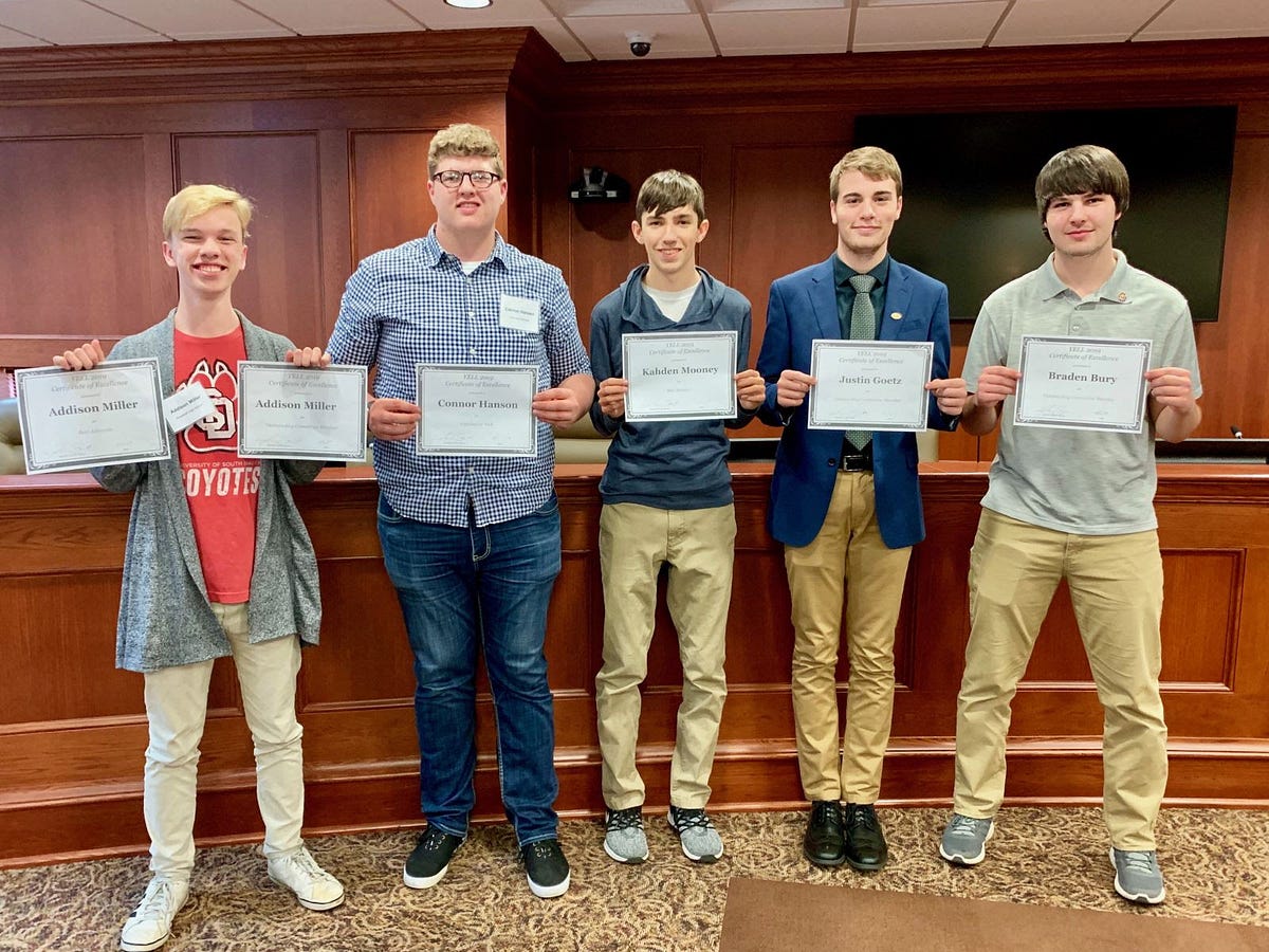 South Dakota High School Students Participate in the SDDP’S Annual YELL