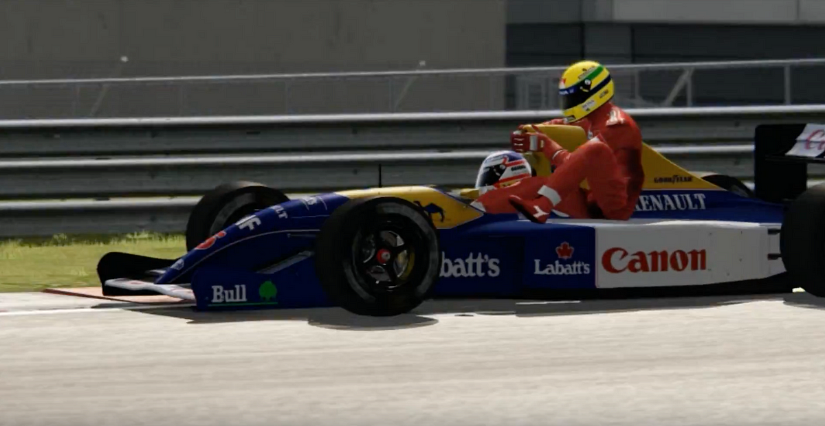 The greatest mod in Assetto Corsa — Mansell giving Senna a lift TEST | by  DriveTribe | Medium