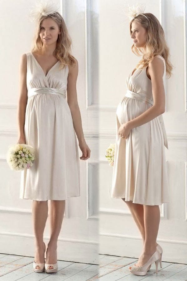 Ideal Maternity Formal Dresses For Wedding To Go Chen Yue Medium