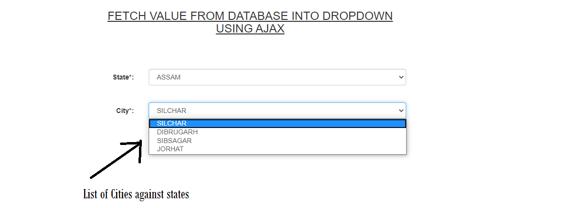 How To Append Data To Dropdownlist Using Jquery Ajax PHP | by Bipsmedium |  Medium