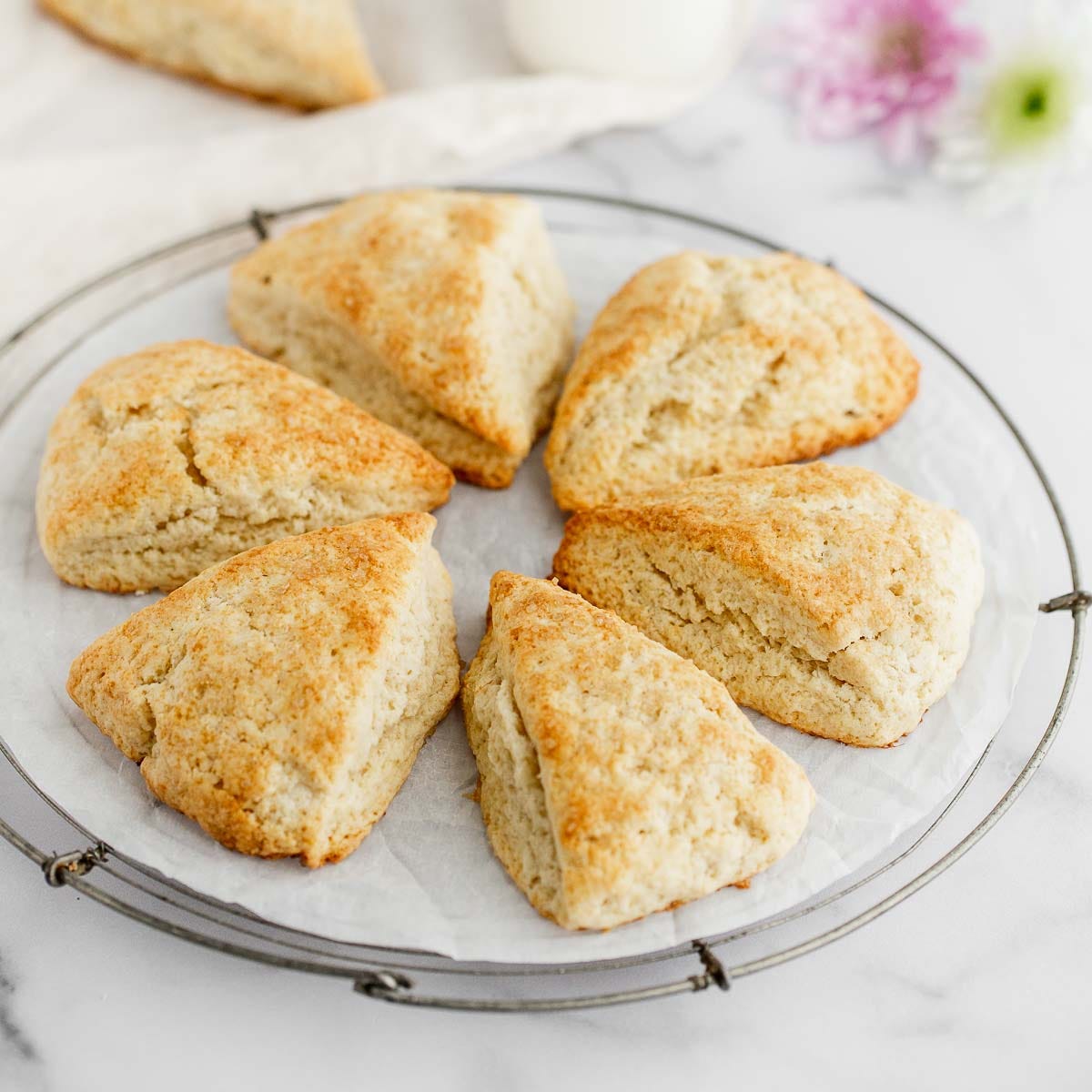 Real scones are just ultra-rich biscuits, with cream as the primary ingredi...