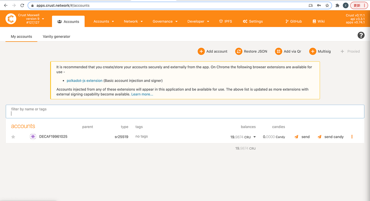 Crust Decentralized Storage Market technology internal testing has started, come and store your…