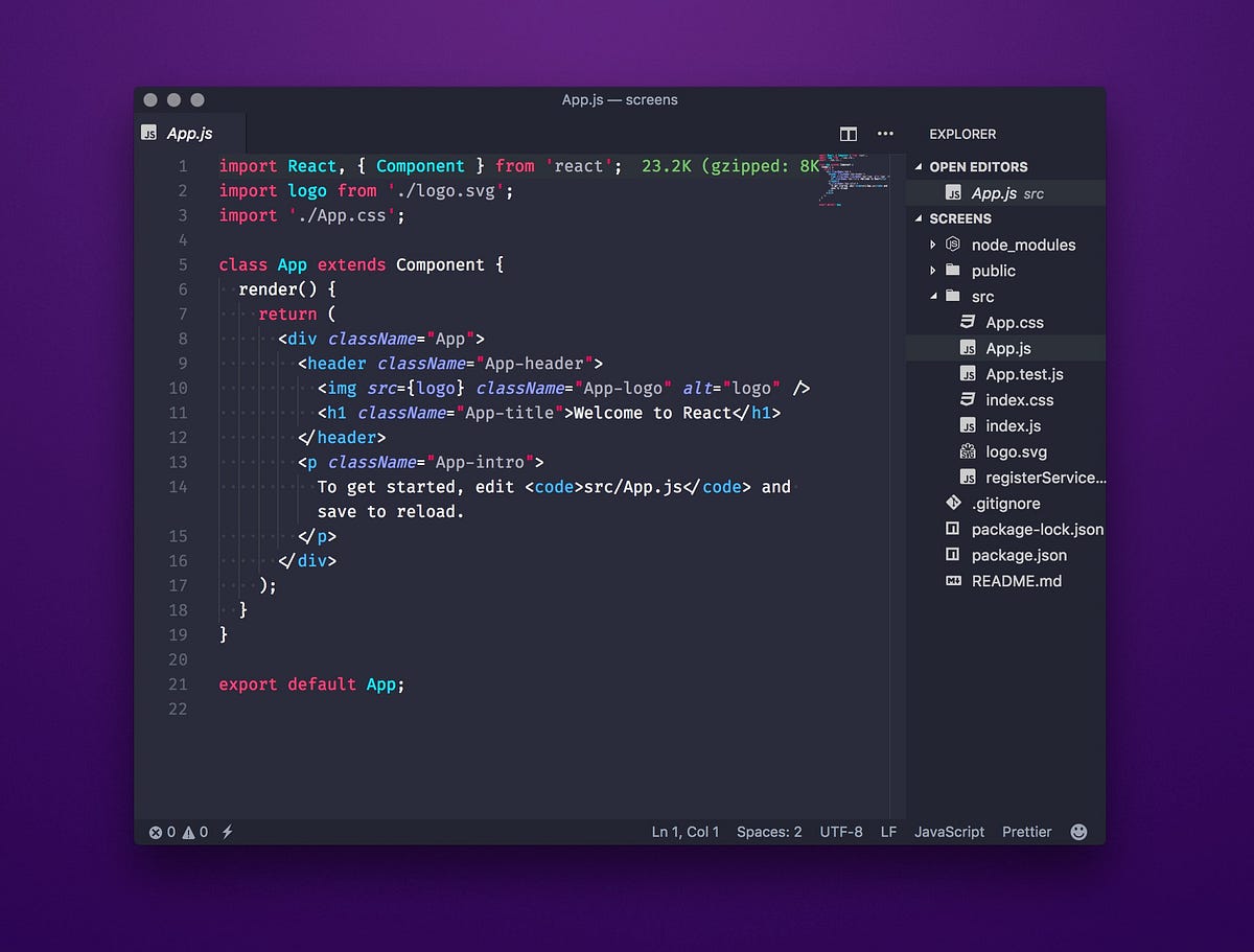 setup visual studio code javascript