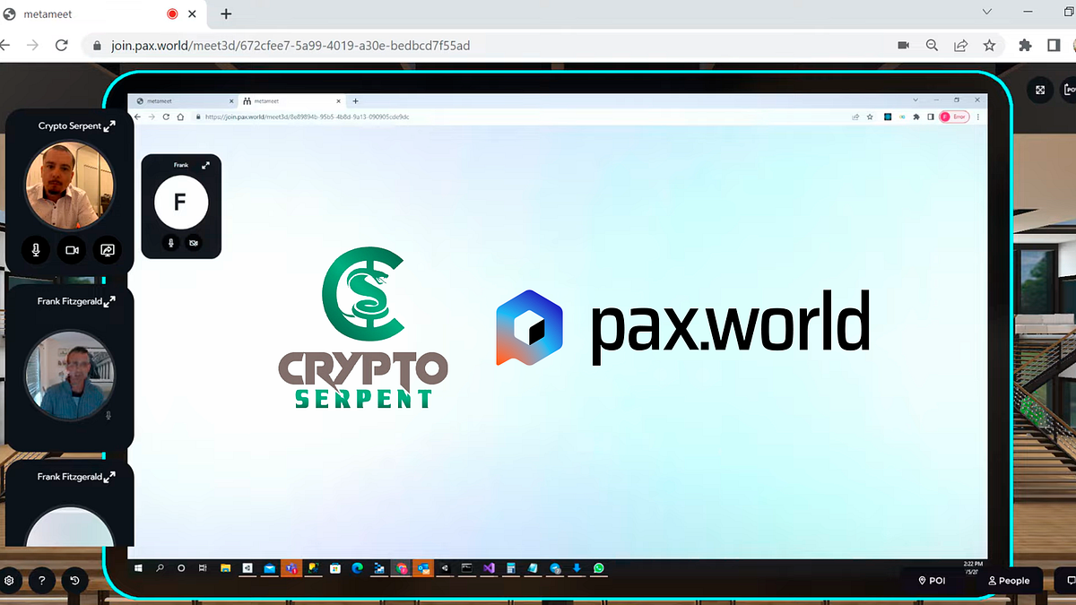 pax.world in Talks with Crypto Serpent | by The Capital | The Capital | Jun, 2022