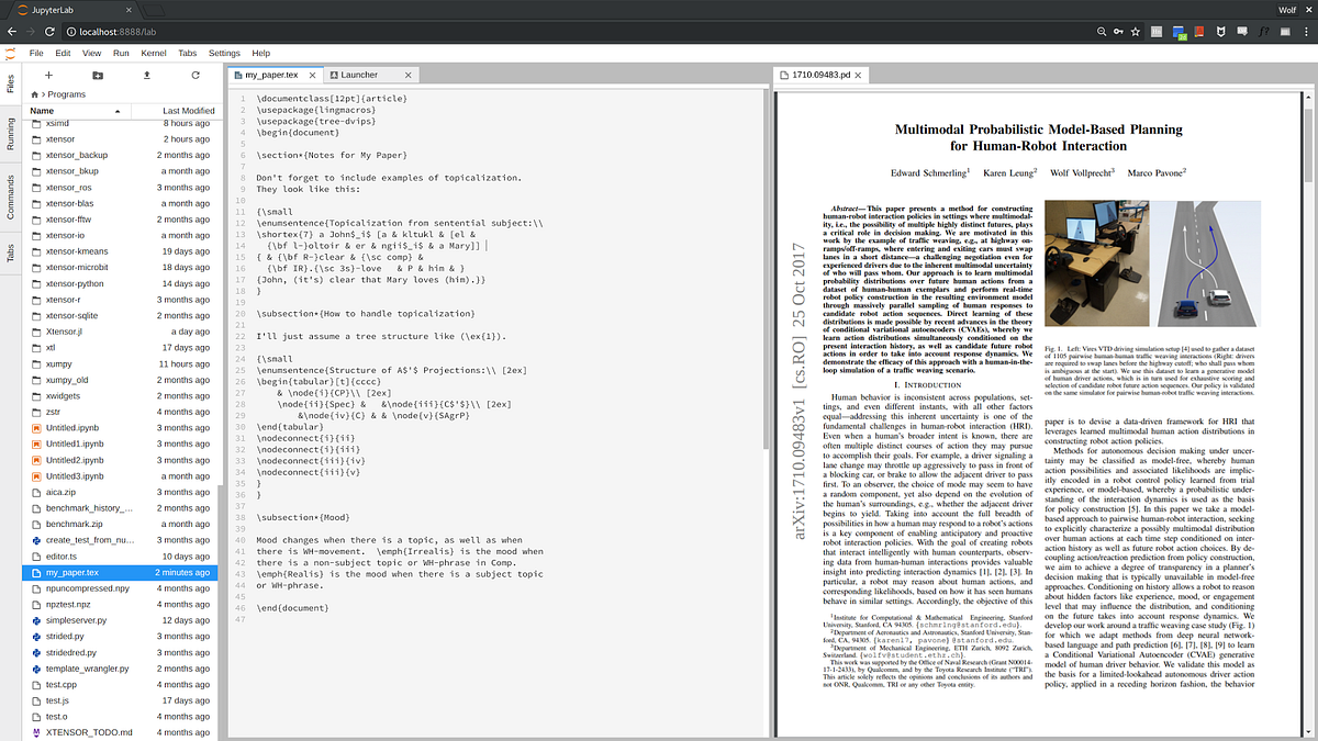 Jupyter Notebook Markdown Latex