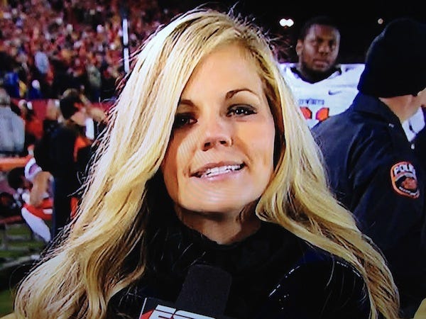 Who is the Second Hottest ESPN College Football Sideline Reporter? | by ...