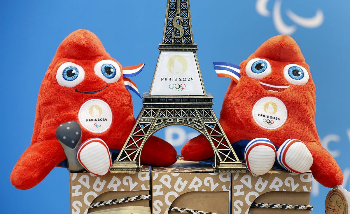 Rejected Paris Olympic Mascots. Finalist concepts also embodied French