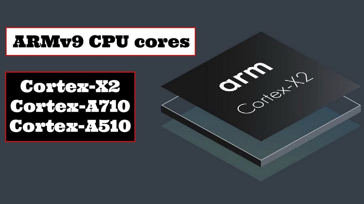 ARM v9 CPU and GPU cores CortexX2, CortexA710, and CortexA510 MaliG710, G610, G510, and