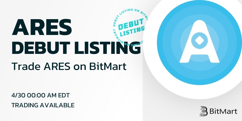 Ares Protocol (ARES) Debut Listing on BitMart