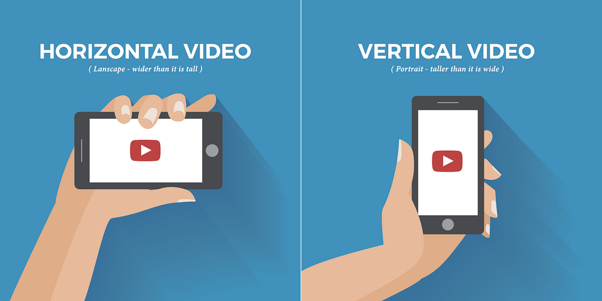 Vertical vs Horizontal Video. In years gone by, recording and… | by subsign  | Medium