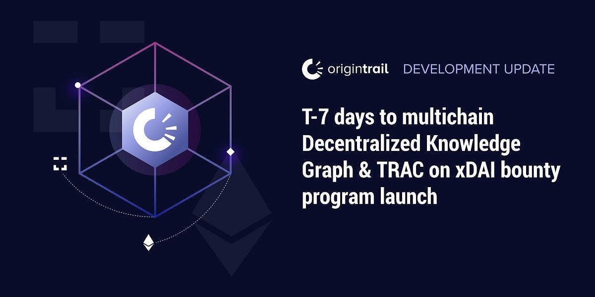 OriginTrail Development Update: T-7 days to multichain Decentralized Knowledge Graph & TRAC on…