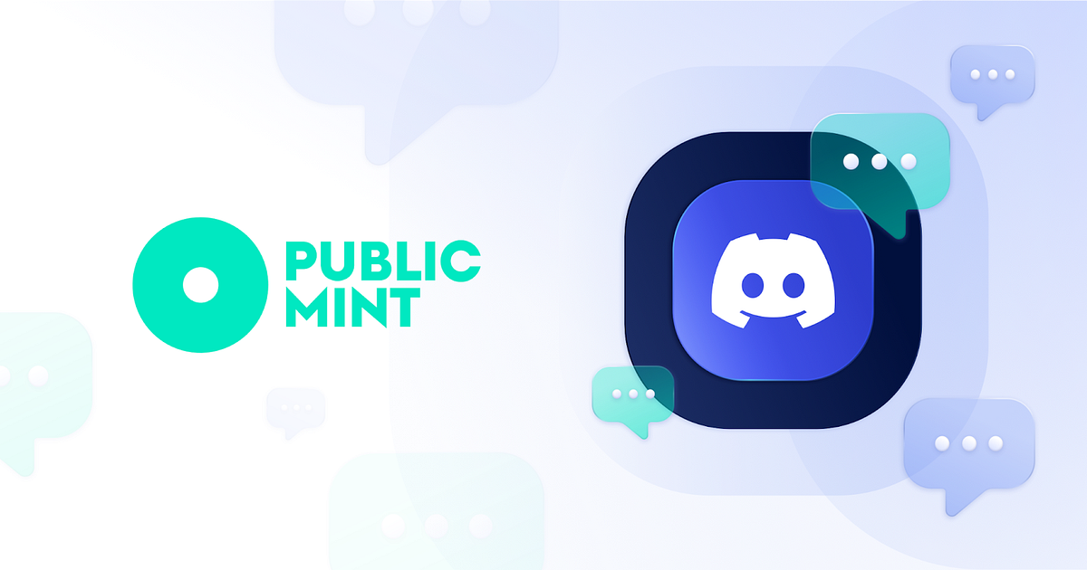 Public Mint launches Discord server Public Mint