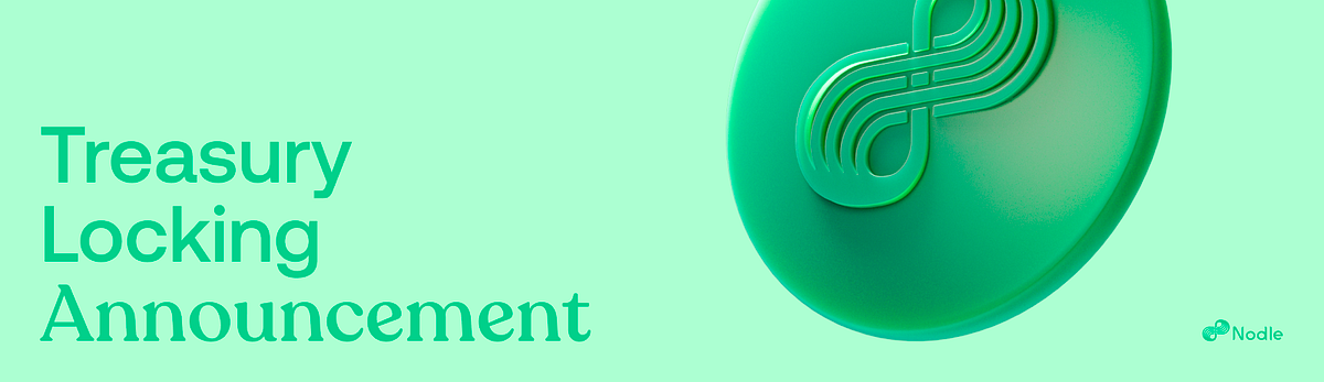 The team behind Nodle locks a portion of the treasury to strengthen the ecosystem.