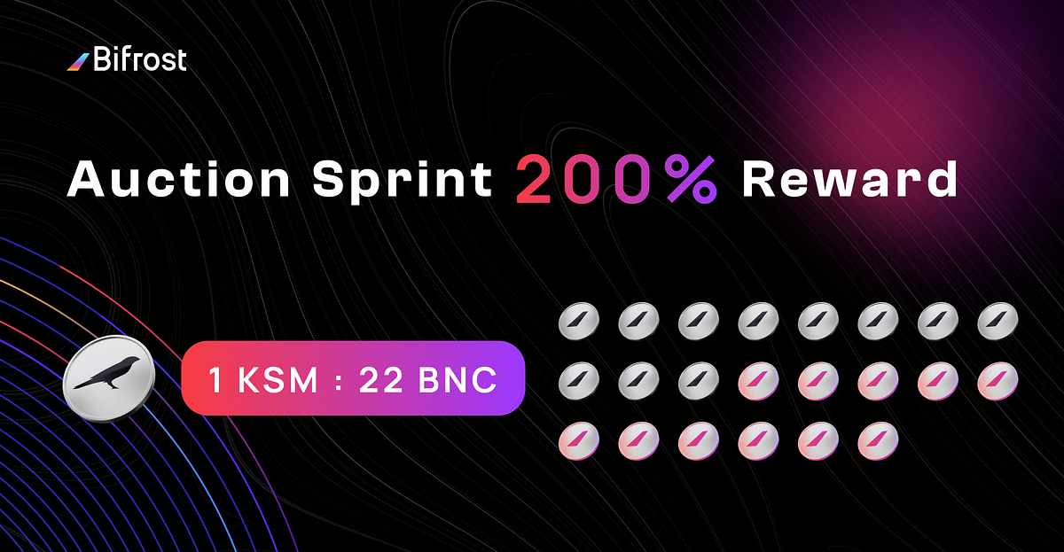 Reward Climbs to 200%, Bifrost Launches Parachain Auction Sprint Program