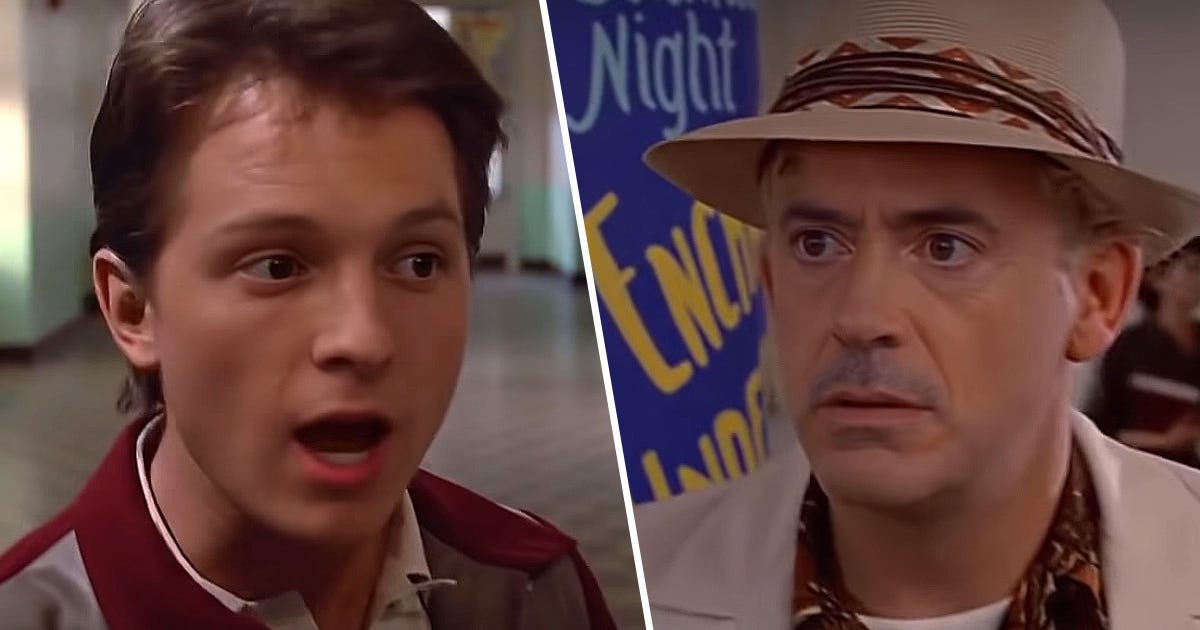 Back To The Future Deepfaked With Tom Holland And Robert Downey Jr. | by  Richard Bejah | Medium