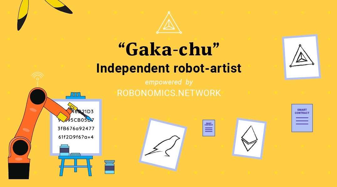 Historical day for blockchain: robot goes on NFT