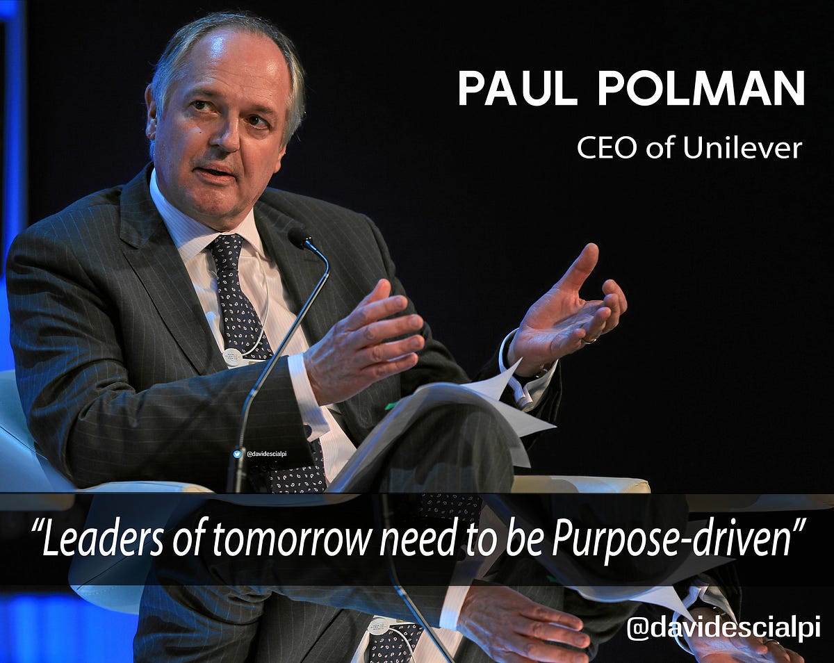 Paul Polman’s quotes about Success and Leadership — CEO of Unilever