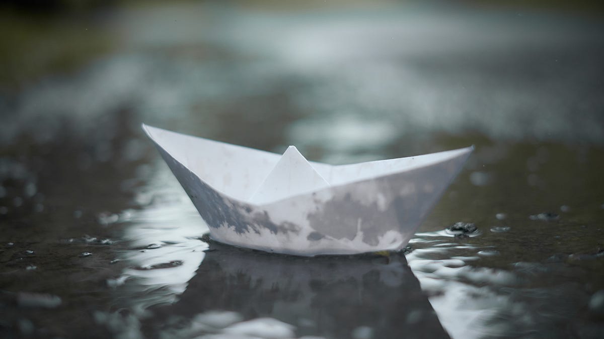 A Boat in the Rain. I scrawled a fictional song About milk… | by