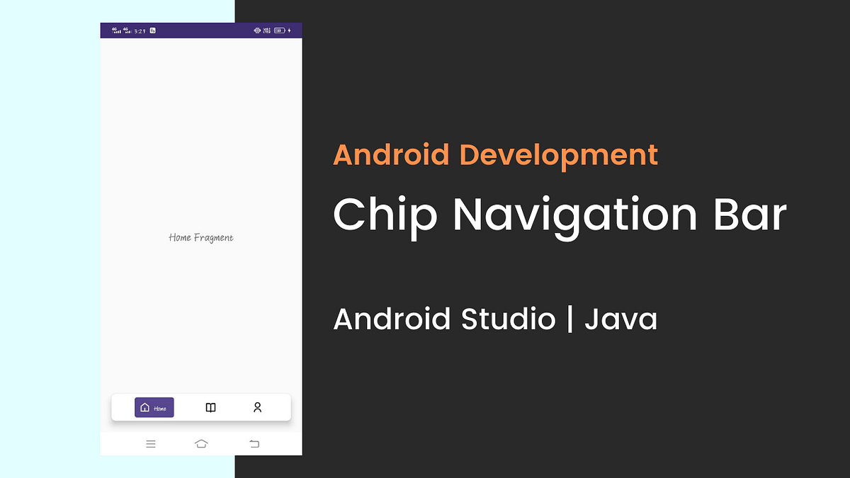 Chip navigation bottom bar in android studio Java by Golap Gunjan Barman Medium
