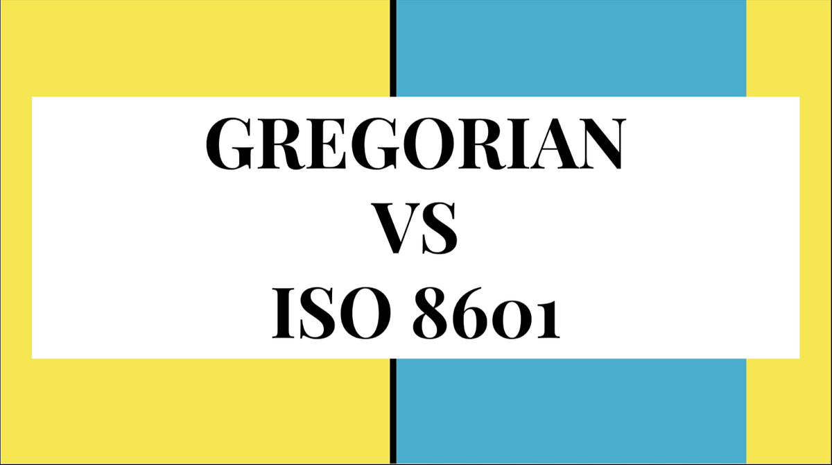 Difference between ISO Calendar and Gregorian Calendar by DataGeeks
