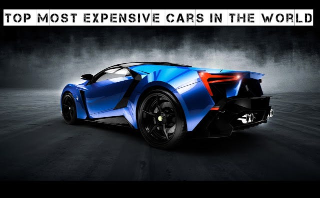 Top 10 Most Expensive Cars in the World | by Mani Teja | Medium