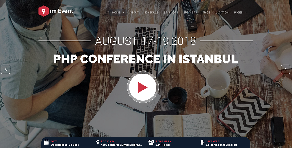 7 BEST CONFERENCE WORDPRESS THEMES FOR EVENTS 2019 by Template7 Medium