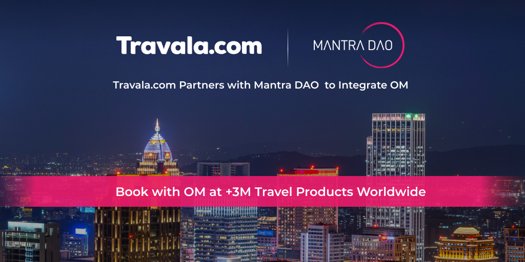 MANTRA DAO Partners with Travala.com!