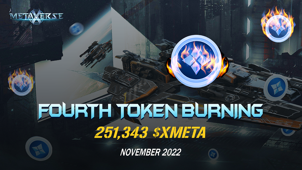 Notice: Fourth XMETA token burning completed | by X-Metaverse | Nov, 2022 |  Medium
