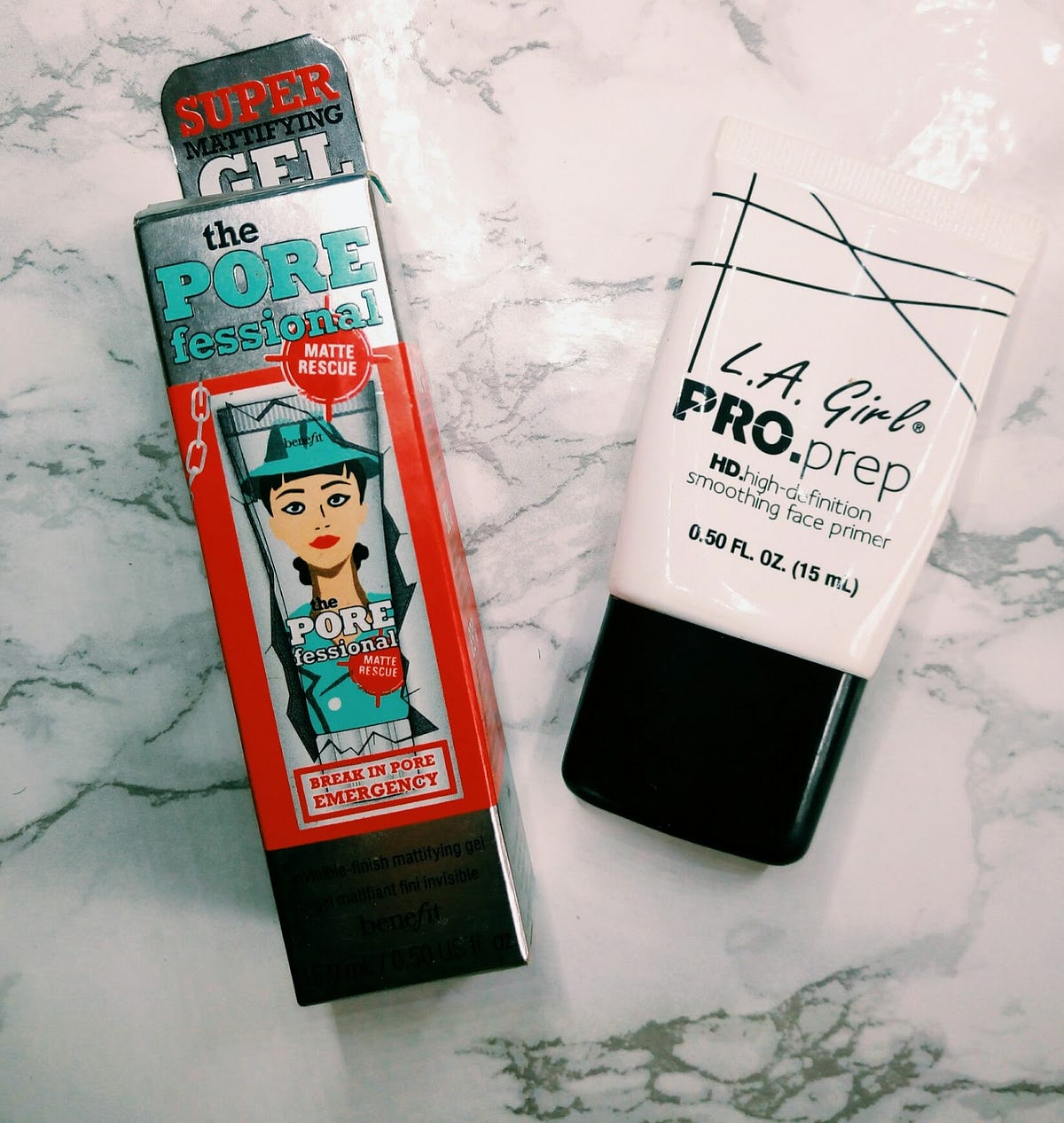 Benefit Porefessional Primer Vs. L.A. Girl Smoothing Primer (Dupe