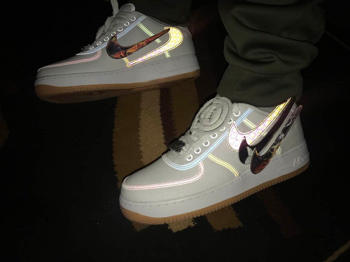 travis scott air force 1 sail real vs fake