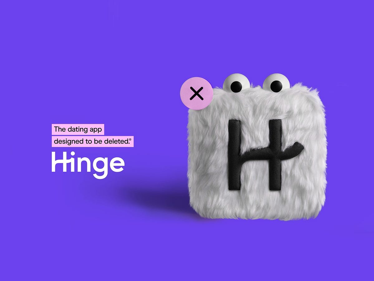 Subway Ad #1: Hinge. The dating app designed to be deleted.